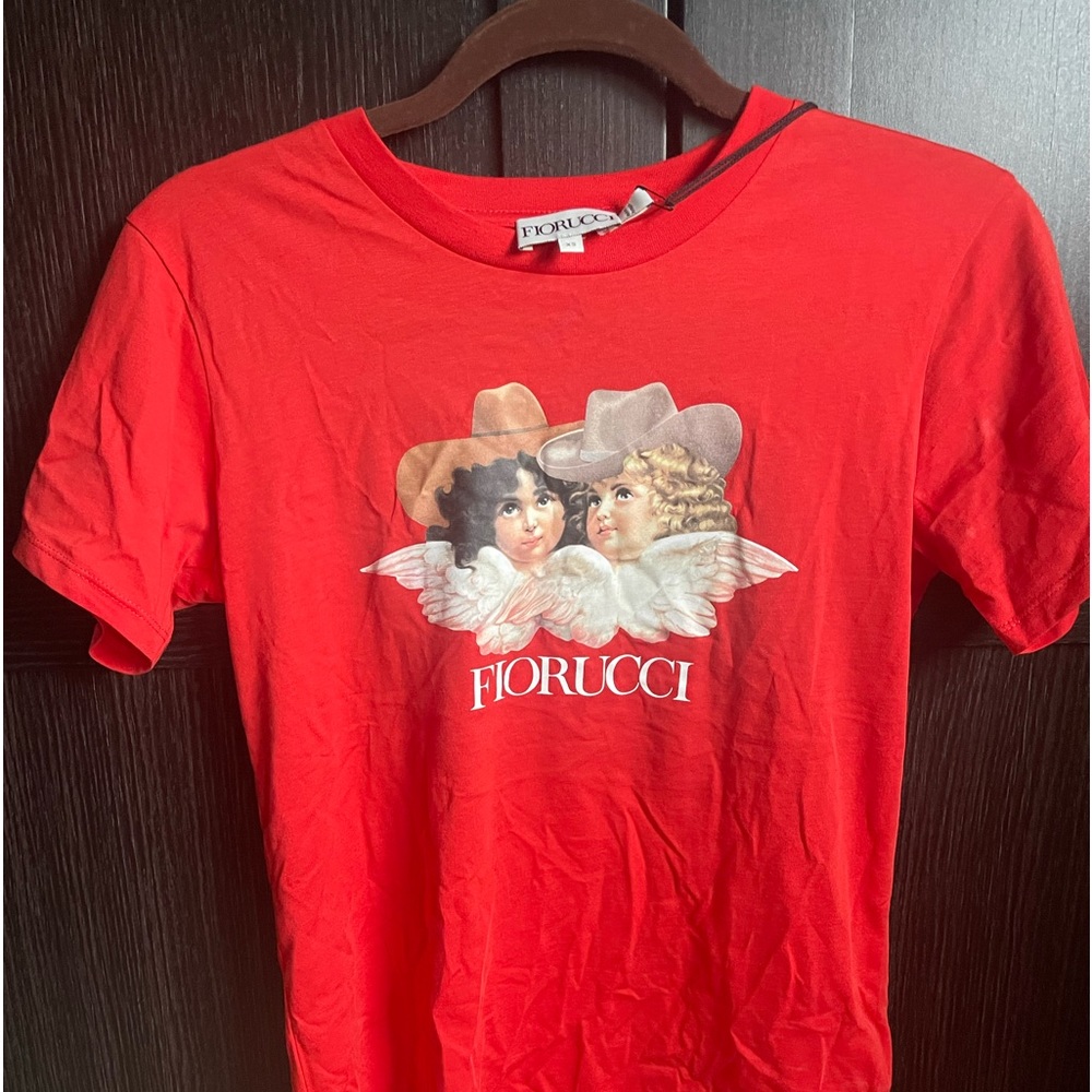 XS Red Fiorucci t-shirt - purchased at Fred Segal